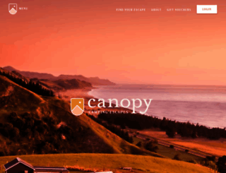 canopycamping.co.nz screenshot