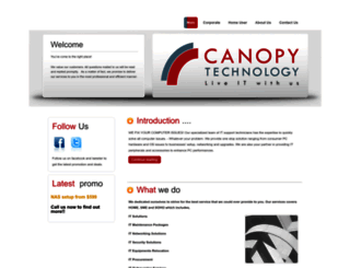 canopytechnology.com.sg screenshot