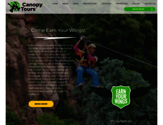 canopytour.co.za screenshot