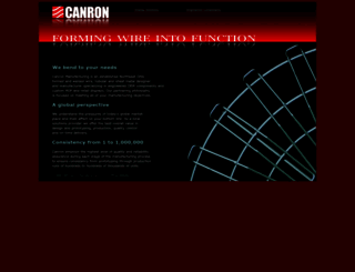 canronmfg.com screenshot