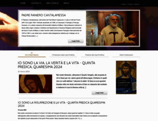 cantalamessa.org screenshot