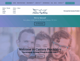 canterapsychiatry.com screenshot