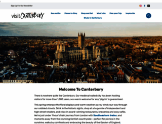 canterbury.co.uk screenshot