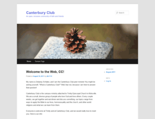 canterbury.truman.edu screenshot