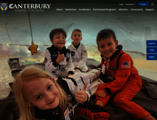 canterburyflorida.org screenshot