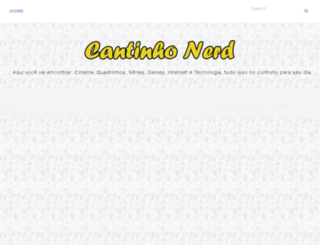 cantinhonerd.com.br screenshot