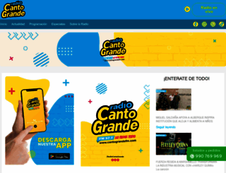 cantograndefm.com screenshot