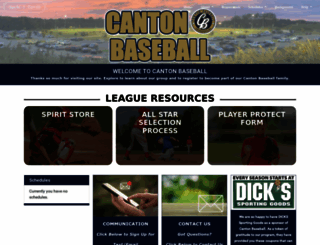 cantonbaseball.net screenshot