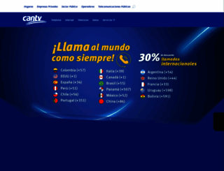 cantv.com.ve screenshot