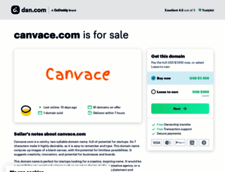 canvace.com screenshot