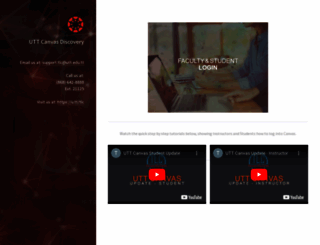 canvas.utt.edu.tt screenshot