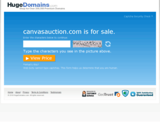 canvasauction.com screenshot