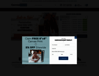 canvaschamp.co.nz screenshot