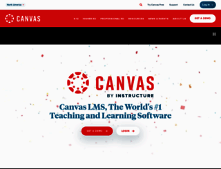 canvaslms.com screenshot
