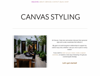 canvasstyling.com screenshot