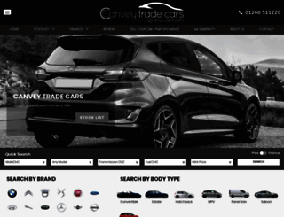 canveytradecars.co.uk screenshot