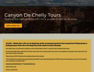 canyondechellytours.com screenshot