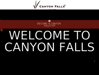 canyonfallstx.com screenshot