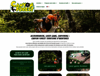 canyonforest.com screenshot