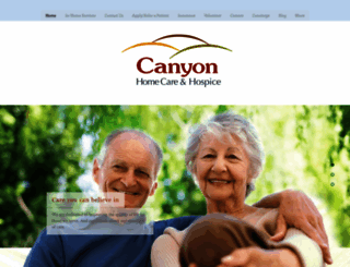 canyonhomecare.com screenshot