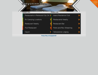 canyoninn.com screenshot