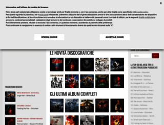 canzonimetal.altervista.org screenshot