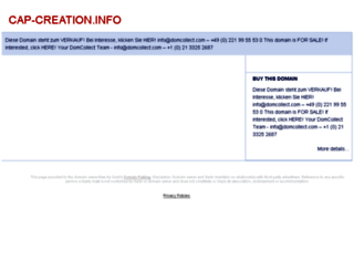 cap-creation.info screenshot