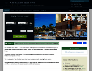 cap-dantibes-beach.hotel-rez.com screenshot