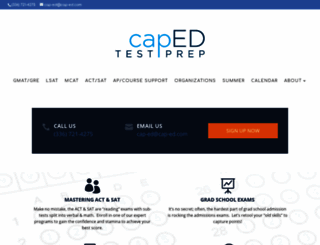 cap-ed.com screenshot