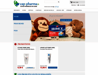 cap-pharma.fr screenshot
