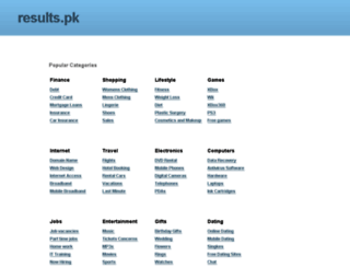 cap.edu.results.pk screenshot