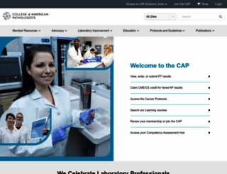 cap.org screenshot