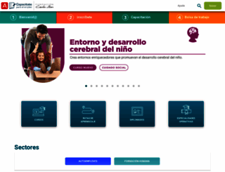 capacitateparaelempleo.org screenshot