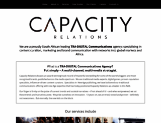 capacityrelations.co.za screenshot
