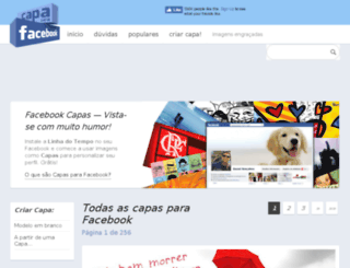 capaparafacebook.com.br screenshot