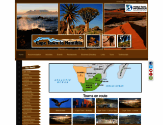 cape-town-namibia.co.za screenshot