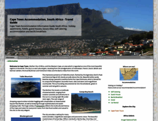 cape-town.info screenshot