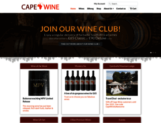 cape-wine.myshopify.com screenshot