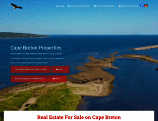 capebreton-properties.com screenshot