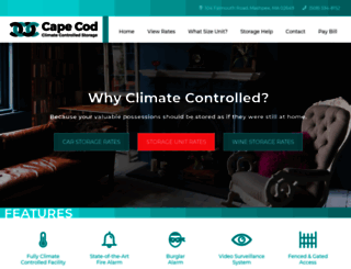 capecodclimatecontrolledstorage.com screenshot