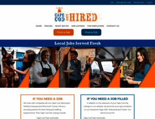 capecodgethired.com screenshot
