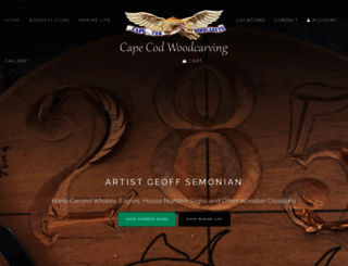 capecodwoodcarving.com screenshot