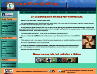 capehazequilting.com screenshot