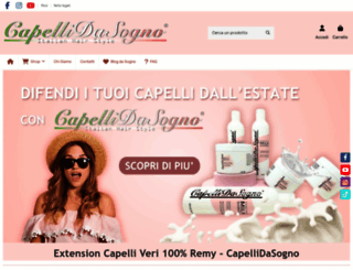 capellidasogno.it screenshot