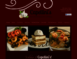 capellinisrestaurant.com screenshot