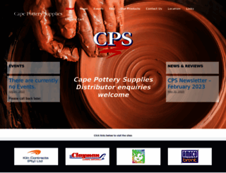 capepotterysupplies.co.za screenshot