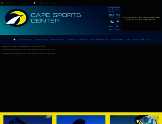capesports.co.za screenshot