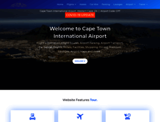 capetown-internationalairport.co.za screenshot