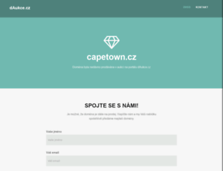 capetown.cz screenshot