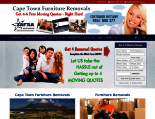 capetownfurnitureremovals.co.za screenshot